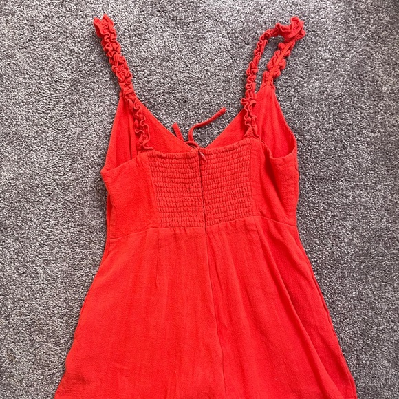 Style Rack Red Romper - Picture 4 of 5